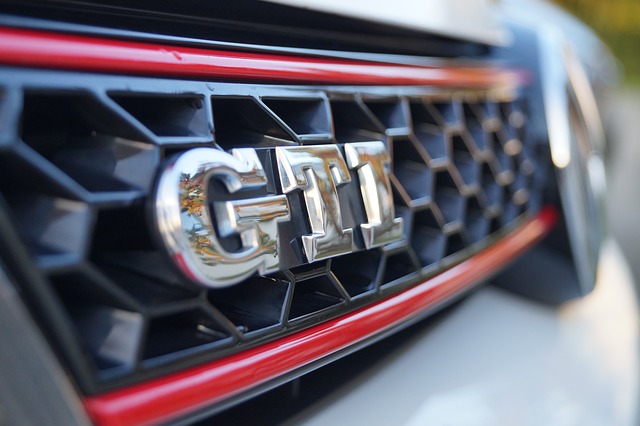 VW GTI grill badge